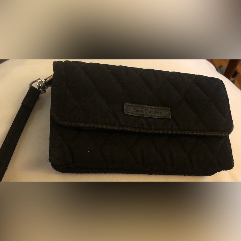 Vera Bradley Black Quilted Wallet